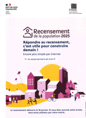 recensement de la population 2025